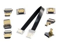 Шлейф 15см Mini HDMI - Mini HDMI 90R