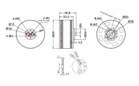 Электродвигатель (система) T-Motor P60-X KV170