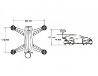 Квадрокоптер гоночный SkyRC Socar 280мм с FPV системой 5.8GHz и 4.3 дисплеем RTF
