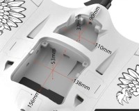 Летающее крыло SonicModell AR.Wing Pro White Falcon (PNP)