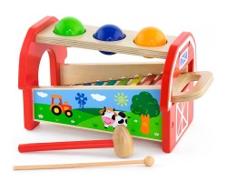 Стучалка Viga Toys Кульки і ксилофон (50348)