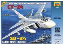 Сборная модель Звезда советский фронтовой бомбардировщик «Су-24» 1:72