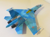 Збірна модель Зірка радянський винищувач завоювання переваги в повітрі «Су-27» 1:72