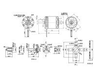 Мотор SunnySky X2820 V3 KV860 3-4S для р/у самолетов