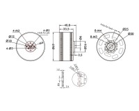 Електродвигун T-Motor P60-III KV170 (Without Pin)