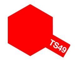 Фарба-спрей 100мл. TS-49 яскравочервоний (Tamiya, 85049)