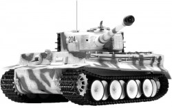 Танк VSTANK PRO німецький Tiger I MP 1:24 IR (зимова камуфляжна версія RTR)