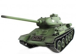 Радиоуправляемый танк Heng Long T-34 2.4GHz в металле с пневмопушкой и дымом (HL3909-1PRO)