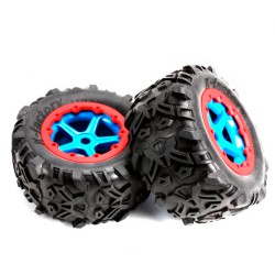 Комплект колес в сборе для Team Magic E6 (красные)