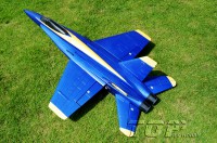 Самолет TOP RC F-18 V1 бесколлекторный 686мм синий PNP