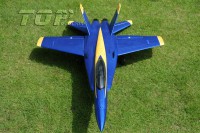 Самолет TOP RC  F-18 V1 копия электро бесколлекторный синий RTF