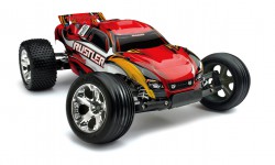 Трагги Traxxas Rustler XL-5 1:10 2WD RTR (New быстрое ЗУ) Red