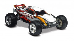 Трагги Traxxas Rustler XL-5 1:10 2WD RTR (New быстрое ЗУ) White