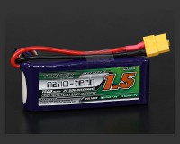 Аккумулятор 11.1V 1500mah 3S 25~50C Turnigy nano-tech Lipo Pack