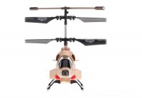 Вертолет UDIRC U809 225мм, 3CH, электро, гироскоп, пушка, IR, бежевый камуфляж, (RTF version)