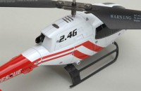 Вертоліт UDIRC U812W 235мм, 3CH, електро, 2,4 ГГц, гіроскоп, біло-червоний (Metal RTF version)