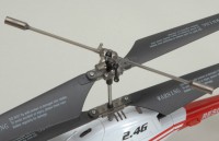 Вертоліт UDIRC U812W 235мм, 3CH, електро, 2,4 ГГц, гіроскоп, біло-червоний (Metal RTF version)