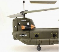 Вертолет UDIRC GUNSHOP CH-47 3CH, электро, IR, хаки (Metal RTF)