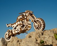 Конструктор дерев'яний Ugears Мотоцикл Scrambler UGR-10 з коляскою