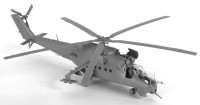 Збірна модель Зірка вертоліт Мі-24 В / ВП «Крокодил» 1:72 (подарунковий набір)
