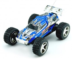 Машинка микро WL-Toys Speed Racing 1:32 трагги скоростная 27MHz/40MHz синий RTR