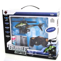 Вертолёт WL Toys BUBBLE мыльные пузыри 3-к микро и/к (зелёный)