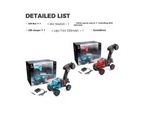 Монстр WL-Toys Crawler 184020 4WD 1/18 Retro Replik (Red)