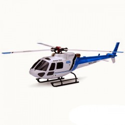 Мікро-вертоліт WLToys V931 2.4GHz FBL безколекторний (синій)