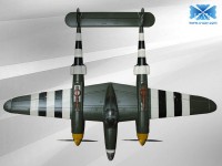Самолет X-UAV P-38 warbird бесколлекторный 1400мм PNF