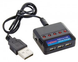 Зарядний пристрій Tenergy T439 5-in-1 LiPo 1S USB Charger