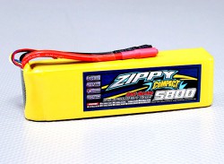 Аккумулятор ZIPPY Compact 5800mAh 4S 25C Lipo Pack Bullet-з'єднувач М'який чохол