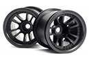 Диски 1:10 Split 5, чорні, 2шт. для RS4 MT / NITRO MT / Includes Universal Wheel Adapte (HPI Racing, HPI3051)