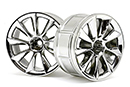 Диски 1:10 - LP32 WHEEL ATG RS8, хром. Ширина 32 мм, вылет 6 мм, 2 шт. (HPI Racing, HPI33463)