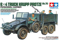 1:35 Немецкий грузовик Krupp Protze 1 ton (6x4) (Tamiya, 35317)
