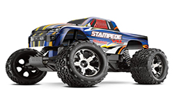 Traxxas Stampede VXL Brushless 2WD 1:10 EP 2.4Ghz (RTR Version) (TRX3607 Blue)