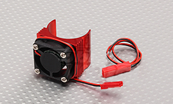Радиатор для моторов серии 27мм w/Fan Red (151000018)
