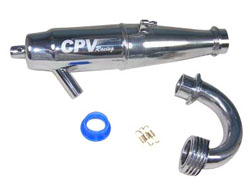 Налаштована труба з колектором для 1/8 (двигун .21-.28) ?37 * 177 мм (CPV Racing, 51923)