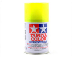 Краска спрей для р/у моделей PS-27 флуорисцентный желтый 100мл (Tamiya, 86027)