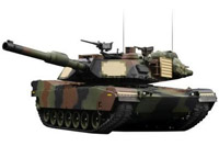 Танк VSTANK PRO US M1A2 Abrams NATO 1:24 IR (Camouflage RTR Version) (A02103826)