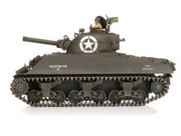 Танк VSTANK PRO US M4A3 Sherman 1:24 HT IR (Khaki RTR Version) (A03102313)