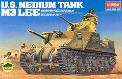 1:35 Американский средний танк M3 LEE (Academy, 13206)