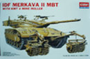 1:35 Израильский танк MERKAVA MKII с минным тралом (Academy, 1359)