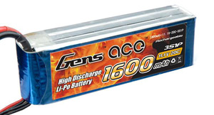 Аккумулятор Gens Ace 11.1V 1600 mAh 3S1P 20C Soft Case (Gens Ace, AE-1600-3S-20S)