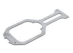 Вирівняйте нижню пластину рами зі склопластику T-Rex 600, срібло 2 мм (AGNHN6043)