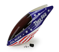 Align T-Rex 600 Nitro Painted Canopy, Stars and Stripes (AGNHN6076)