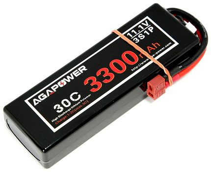 nVision - Batterie LiPo 3s 11,1V 3300 30C