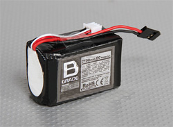 Аккумулятор 7.4V 2100mAh 2S3P Receiver Pack (B-Grade, B21002S3P)