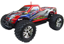 BSD Racing EP Brushless Monster Truck 4WD 1/10 2,4GHz RTR Version (BS909T Red)