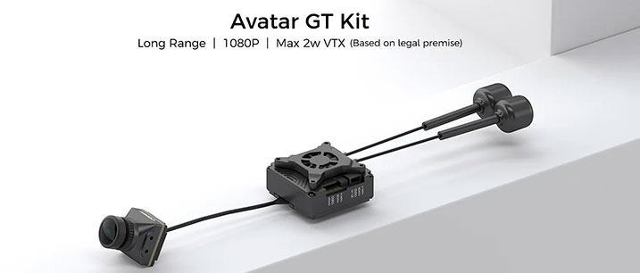 Caddx Avatar GT kit with 2W VTX 