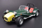 1:18 CATERHAM Super7 clam shell G/Y (Kyosho Die-Cast, DC08223GY)